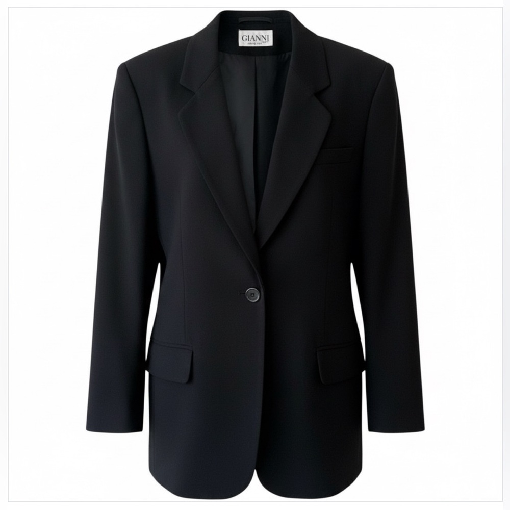 GIANNI Black‎ Blazer one button Classic